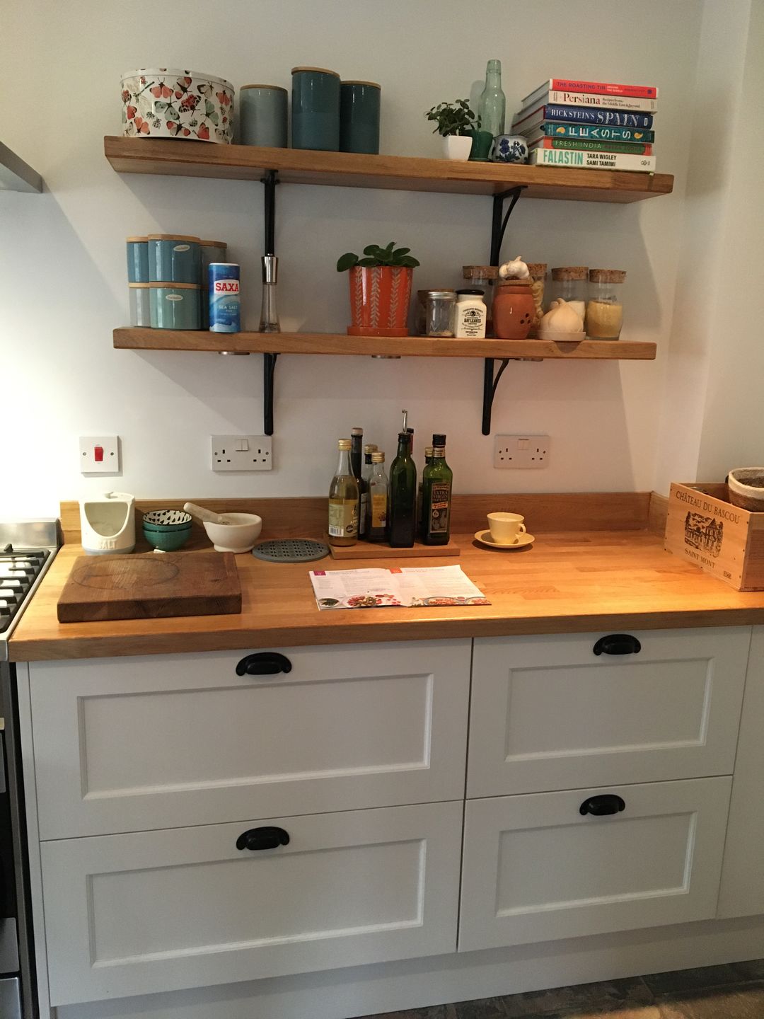Customer photo review of Classic Cast Iron Cupboard Handles | Black
