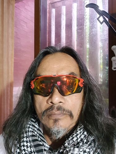 Customer photo review of MRY Replacement Lenses for Oakley Jawbreaker