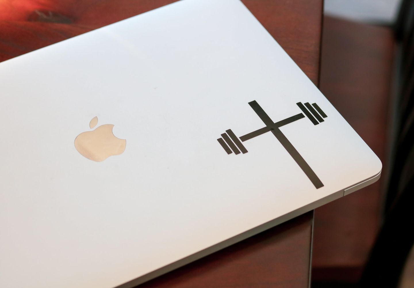 Customer photo review of Laptop and Car Decals