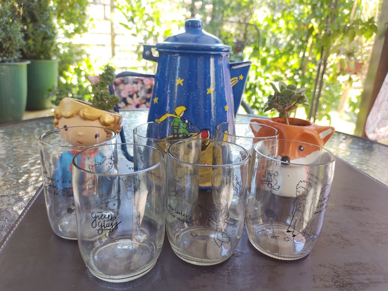 Customer photo review of El Principito Mini Juego de Vasitos 200 ml