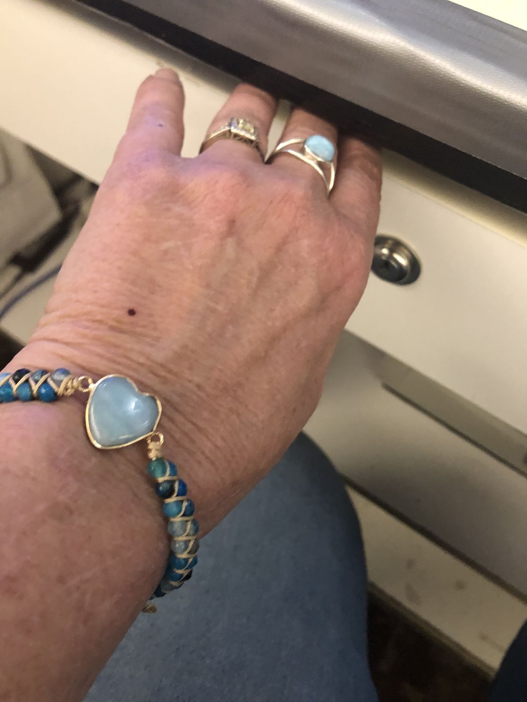 Customer photo review of From the Heart Amazonite Bracelet