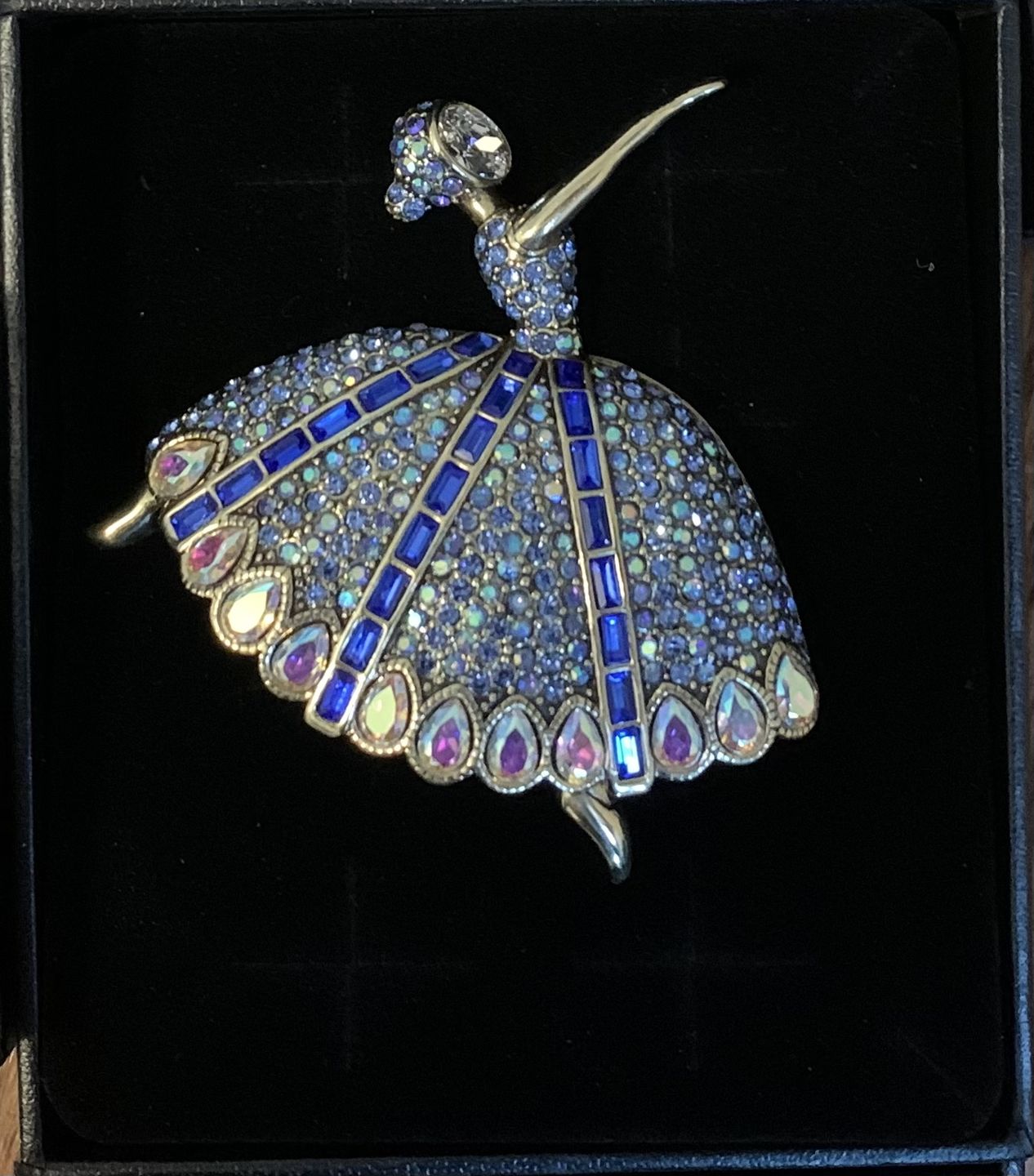 Customer photo review of HEIDI DAUS®"Dreams Come True" Crystal Ballerina Pin