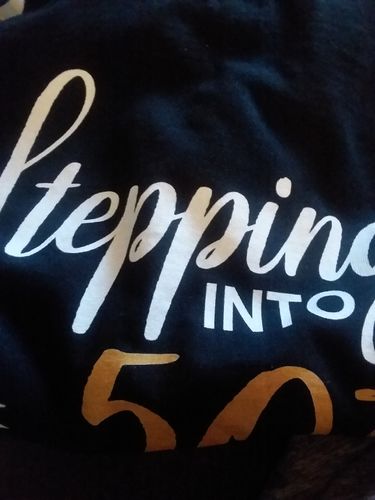 Customer photo review of 50 Birthday With God's Grace & Mercy