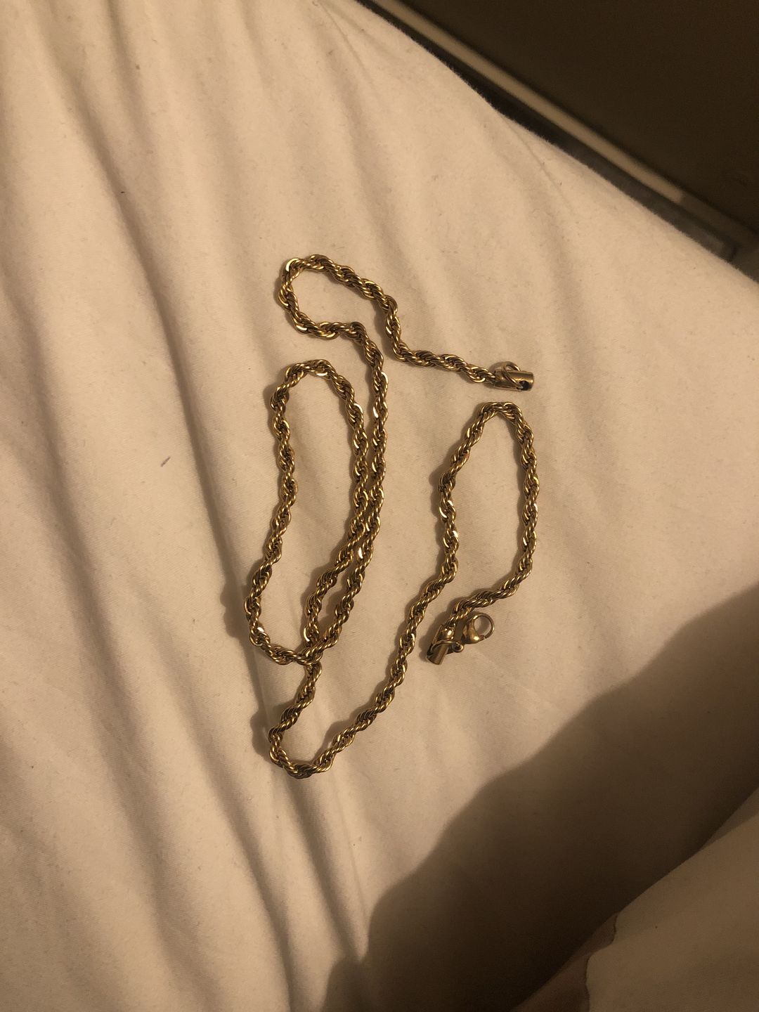 Customer photo review of 4mm Rope Chain - Gold