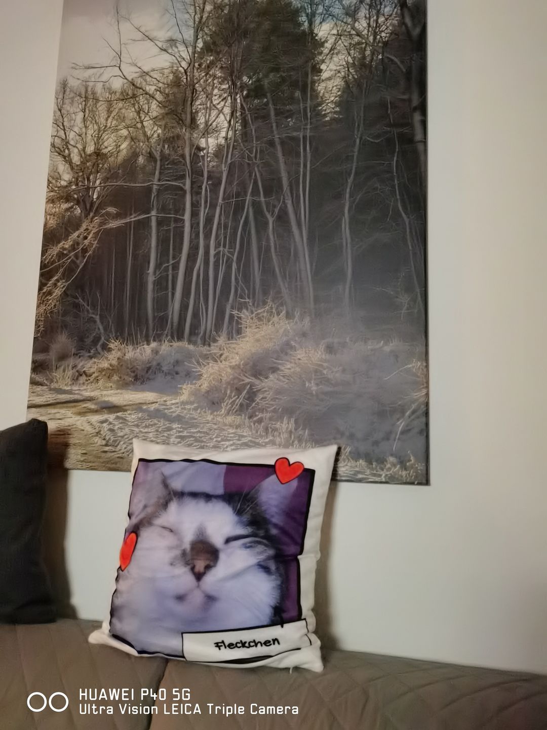 Customer photo review of Fotokissen mit Herzchen - Individuelles Kissen