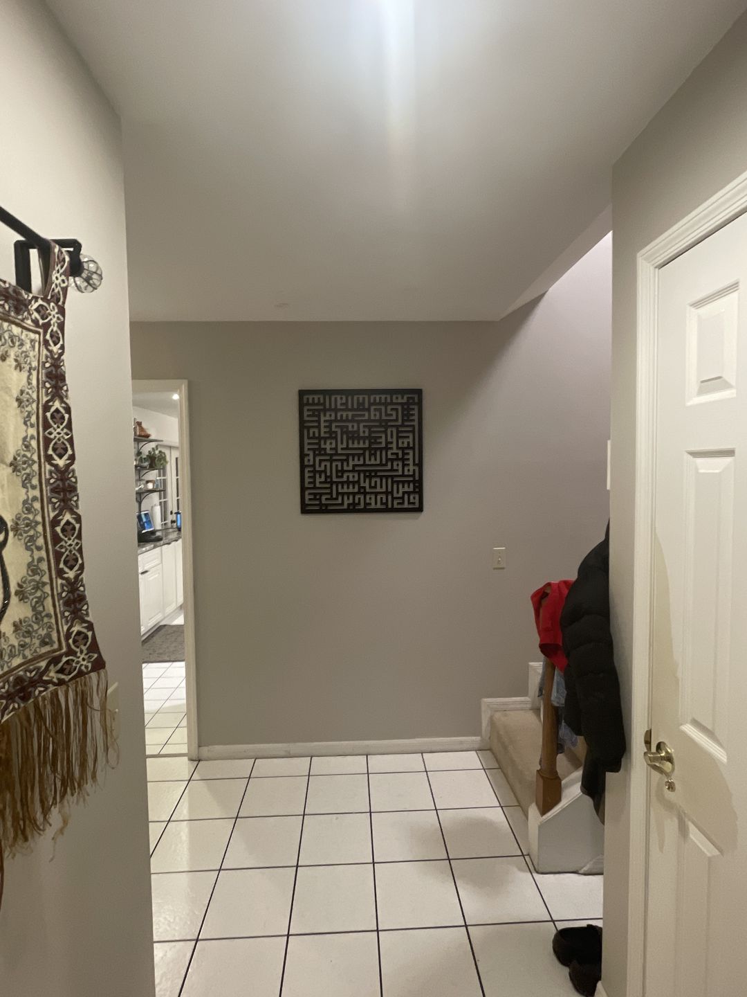 Customer photo review of Kufic Surah Al Ikhlas, An-Nas, Al Falaq, Al Kafirun Islamic Wall Art