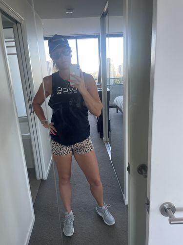 Danni W. review of Unisex Navy LVCO Muscle Tank image 1 out of 1