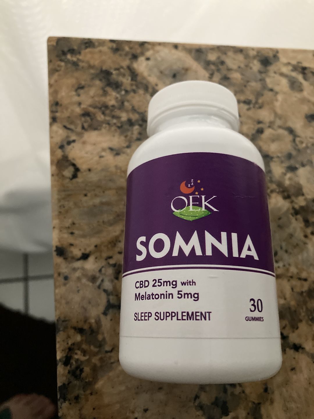 Customer photo review of Somnia Sleep Gummies