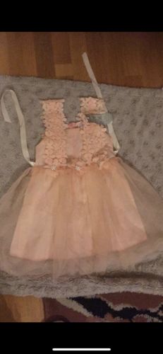Customer photo review of Kentucky Pearl Lace Dress White (1-6 Years) (MRK X)