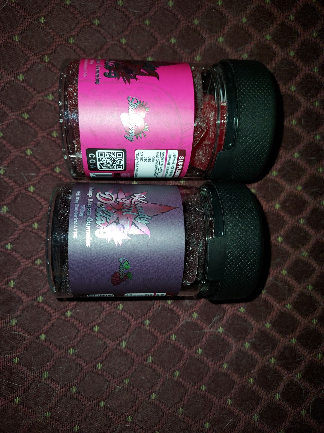 Customer photo review of Delta 9 THC Gummy Holiday 6 Bottle Bundle