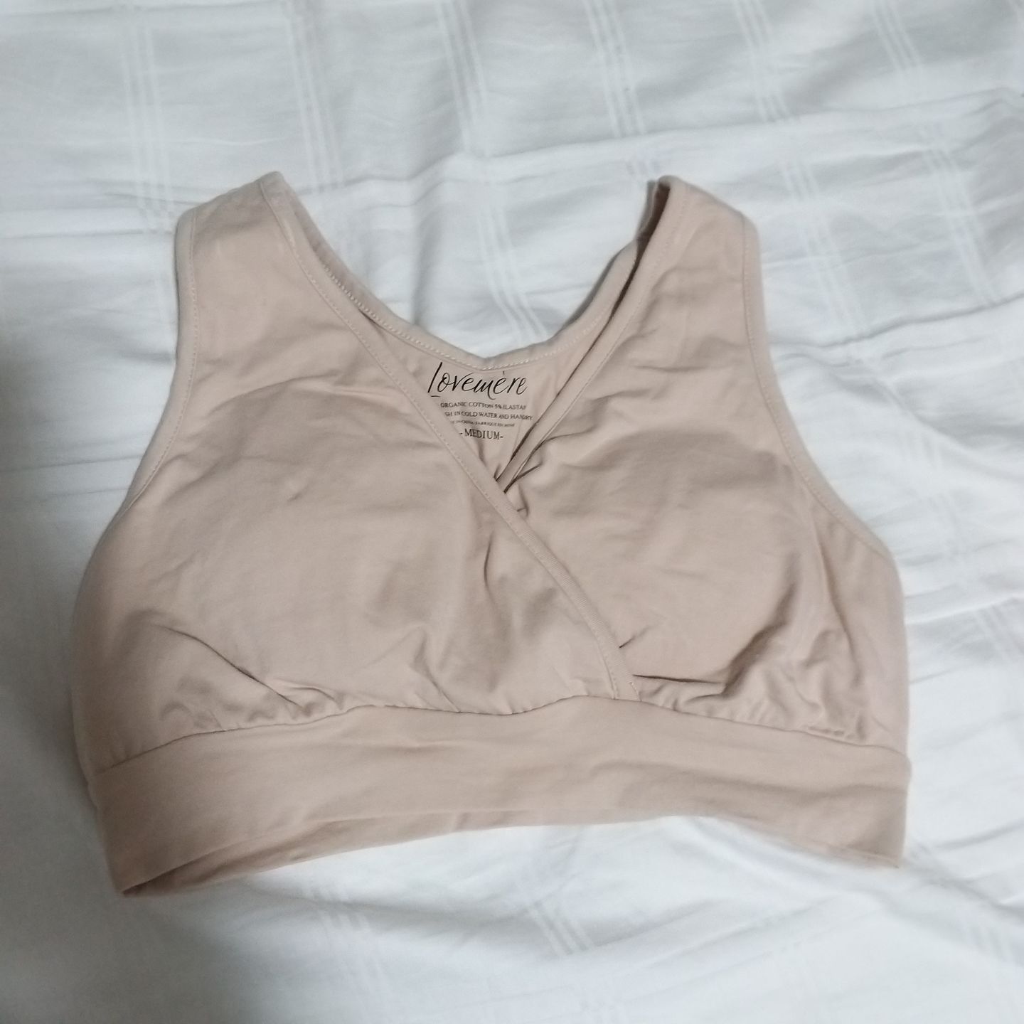 Customer photo review of Chloe Dream Love Organic Bra