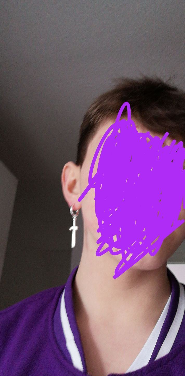 Customer photo review of SWORD EARRING