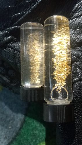 Customer photo review of Treasure Paydirt Surprise '300 GRAM GOLD HUNT' - Gold Paydirt Panning Concentrates
