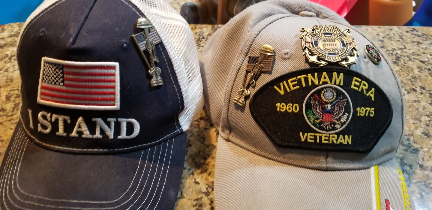 Customer photo review of Fallen Soldier USA Memorial Pin