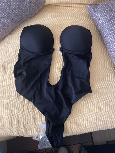 Customer photo review of Backless and Strapless Bodysuit