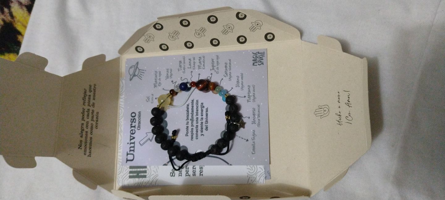 Customer photo review of Pulsera Sistema Solar 🚀