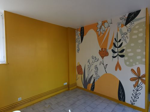 Customer photo review of Papier peint panoramique cuisine tendance