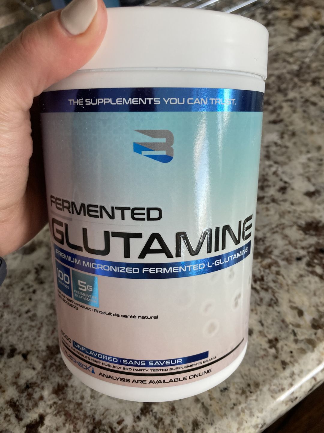 Customer photo review of Fermented Glutamine