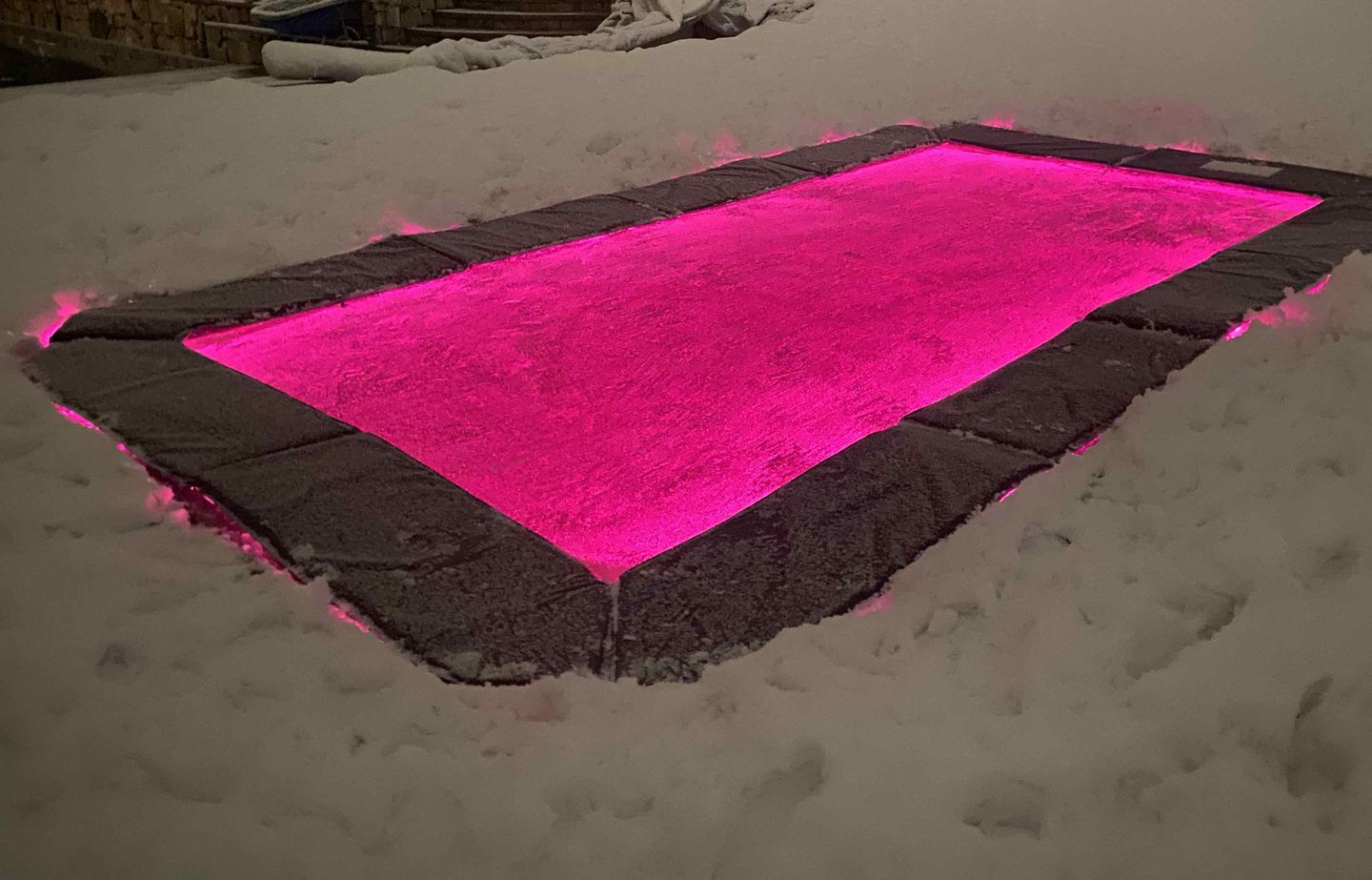 Customer photo review of LED Trampoline Lights & Lighting System