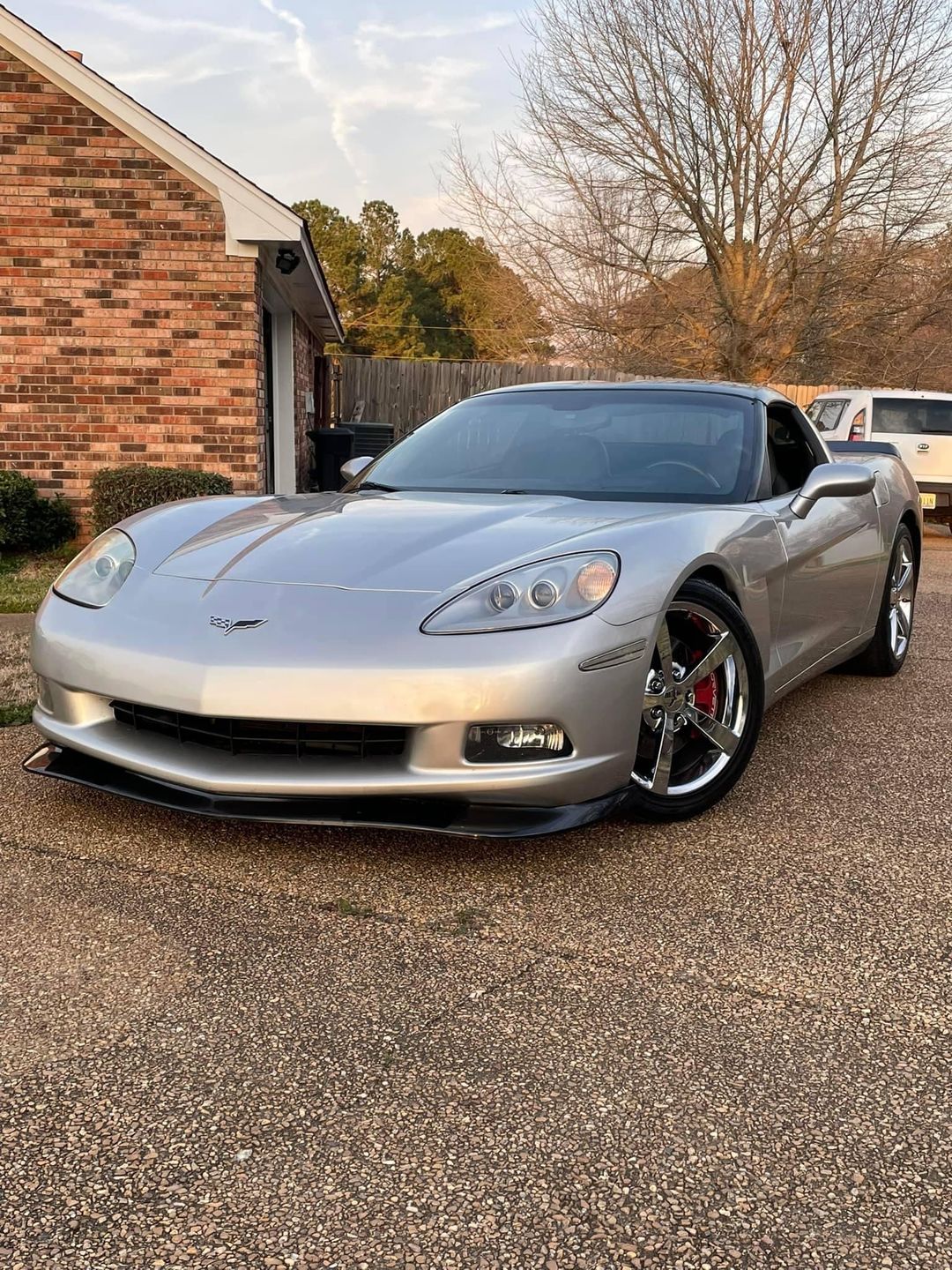 Customer photo review of Corvette C6 Base Extended Front Splitter Lip | ZR1 Conversion Package