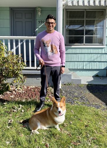 Customer photo review of Full-Body Pet Custom Sweater