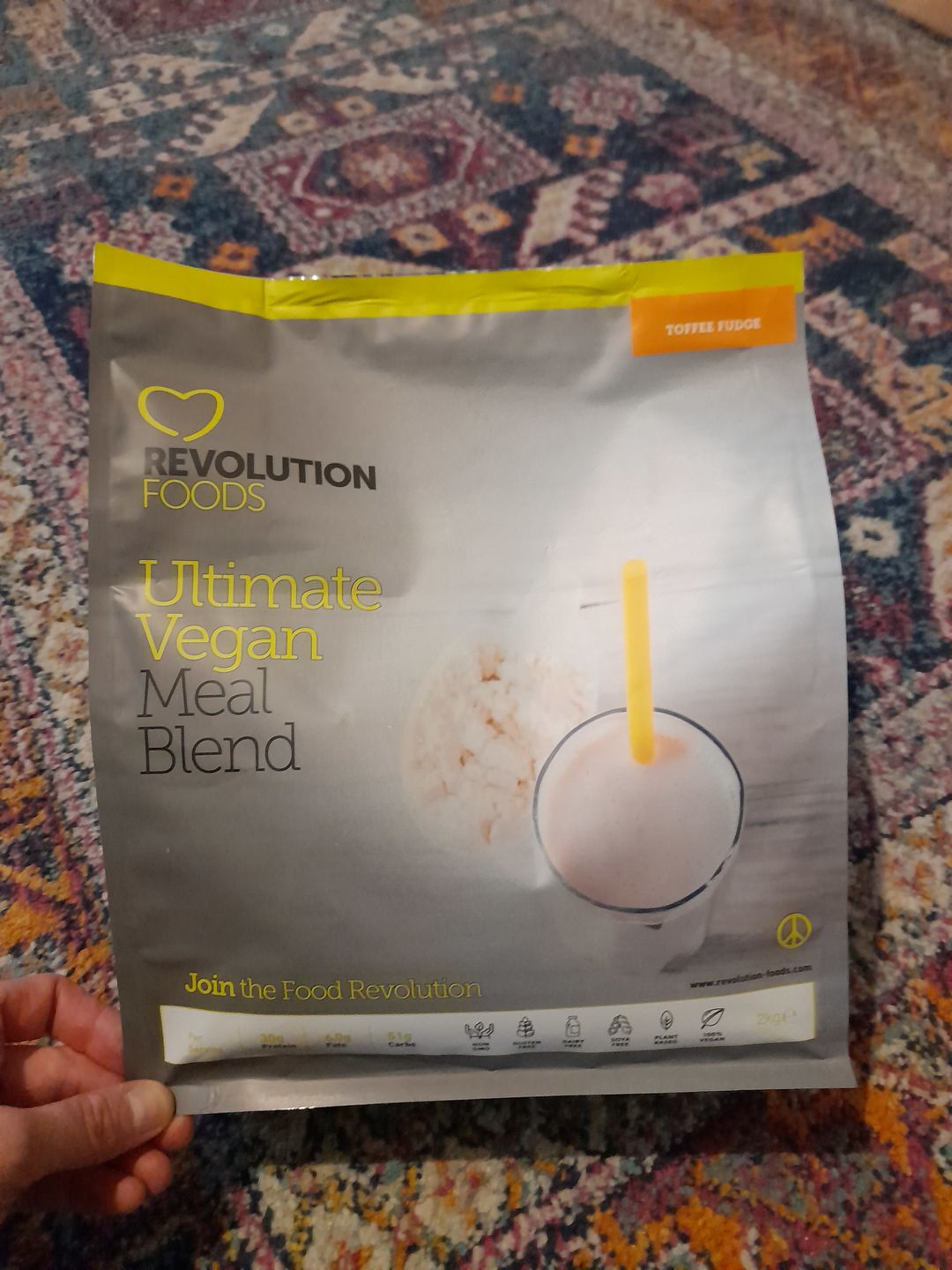Customer photo review of Ultimate Vegan Meal Replacement