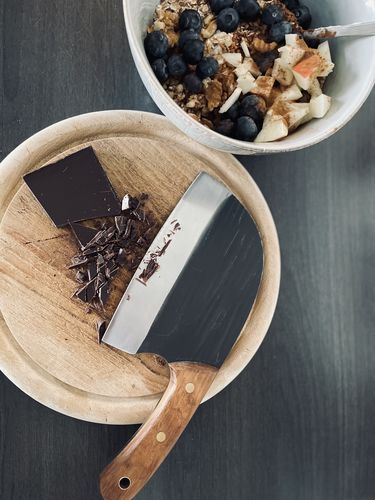 Customer photo review of Handgeschmiedetes Kochmesser - Serbian Style Ergonomic