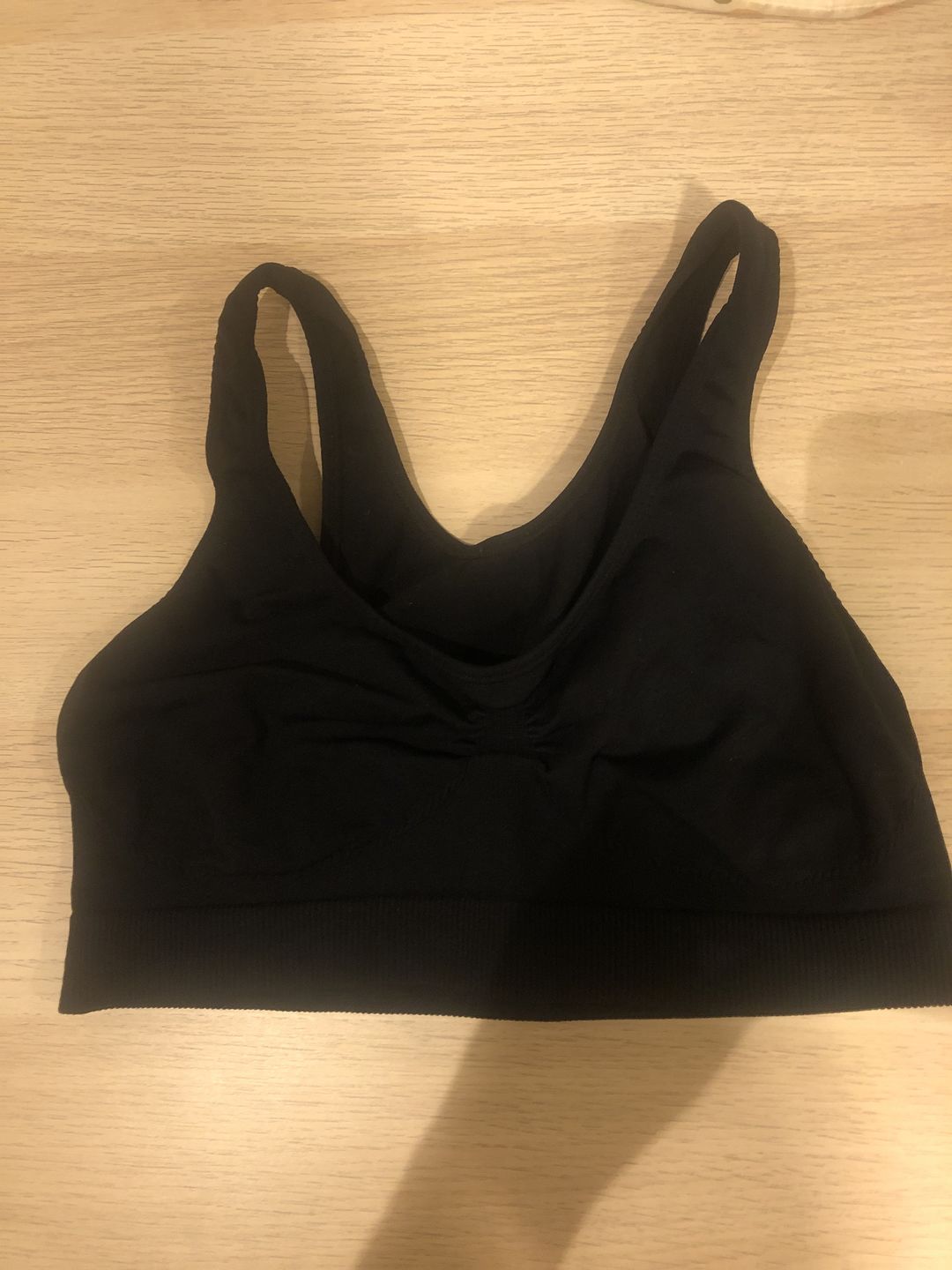Customer photo review of Seamless Bust Support Back Fat Smoothing Bra