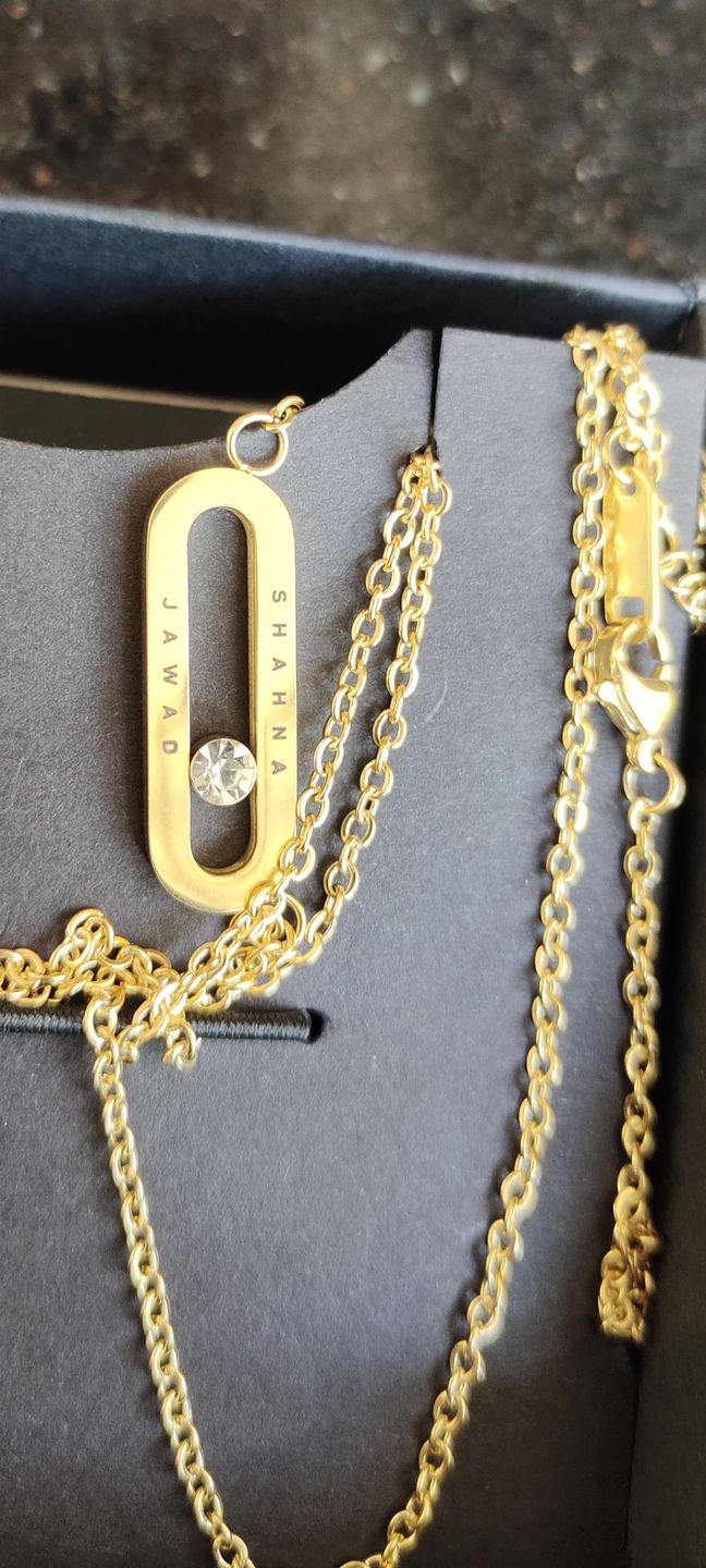 Customer photo review of Personalised Eternal Pendant