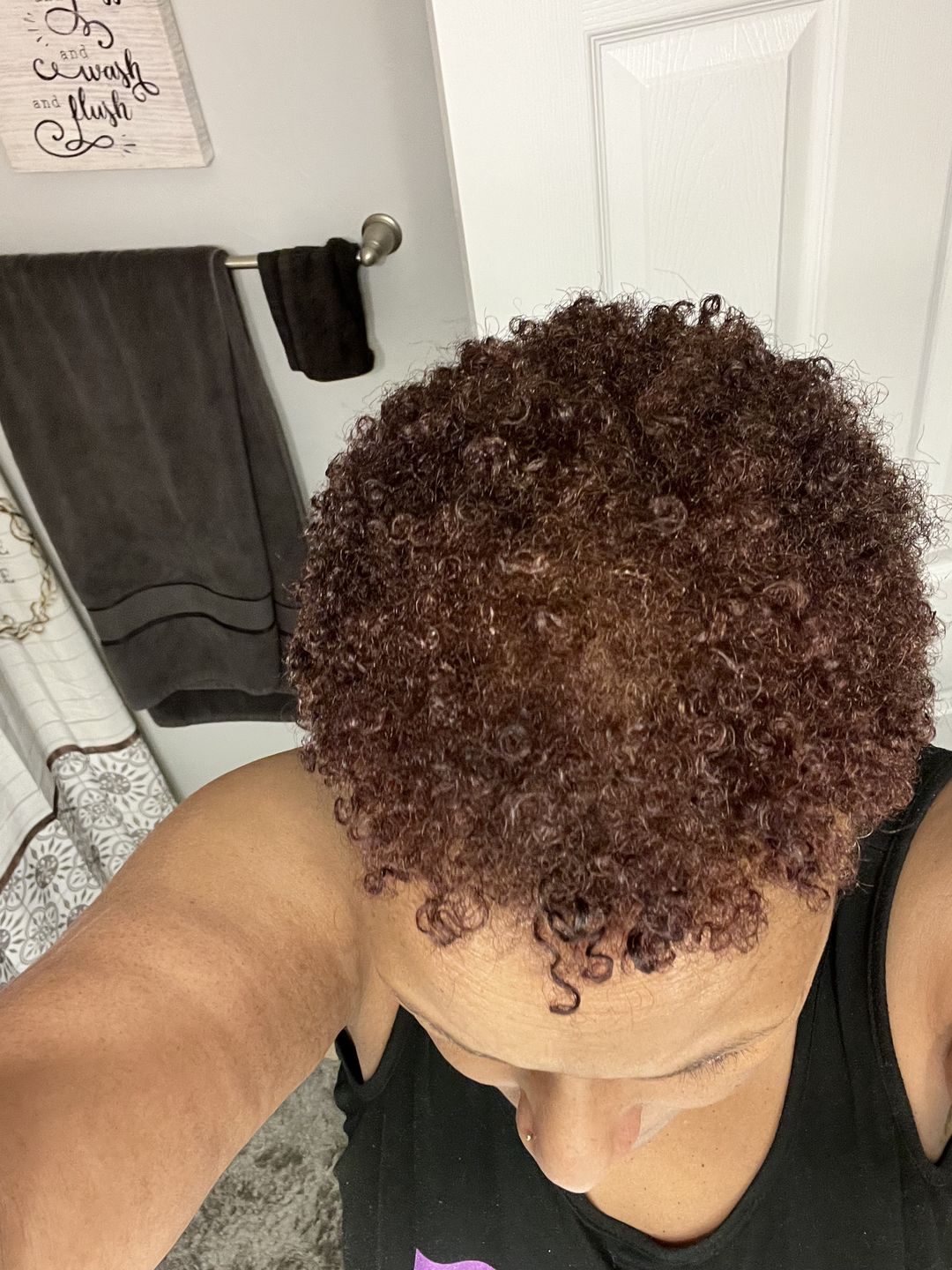 Customer photo review of Leave-In Refresher Spray - Mint Condition