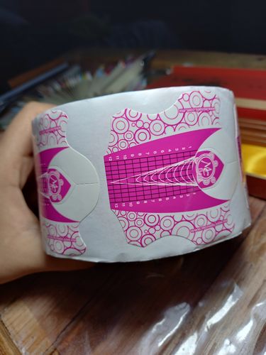 Customer photo review of Formas Rosa 500 pzas MC Nails