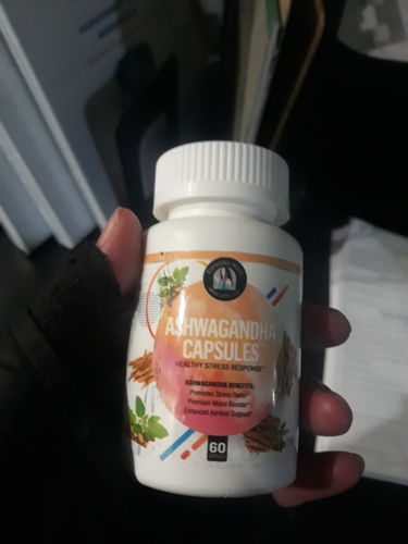 Customer photo review of Aswagandha Capsule-60 Capsules Per Bottle
