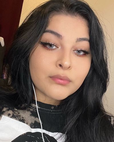 Customer photo review of Icoloured® Polar Lights Grey Colored Contact Lenses