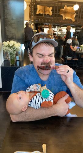 Customer photo review of Caiden Bodysuit + Pants Set | Brown