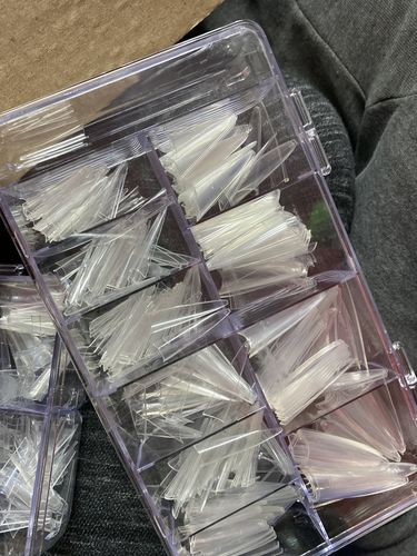 Customer photo review of Tip Stiletto Crystal XL 500 pzas