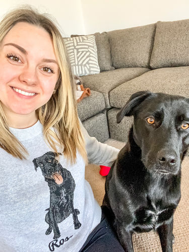 Customer photo review of Full-Body Pet Custom Sweater