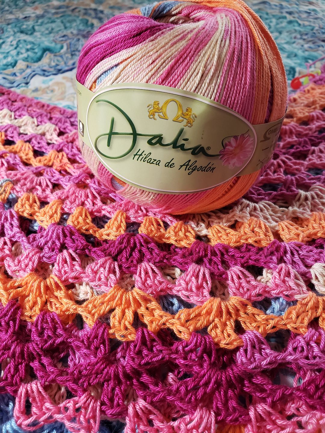 Customer photo review of DALIA [100grs] by Omega - Fine 100% Mercerized Cotton Thread for Crochet and Knitting