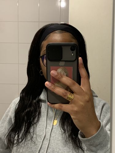 Customer photo review of Perruque Bandeau | Body Wave