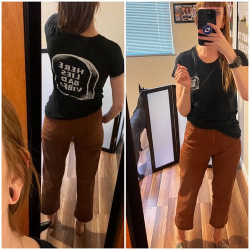 Customer photo review of R.I.P. BAD VIBES TEE