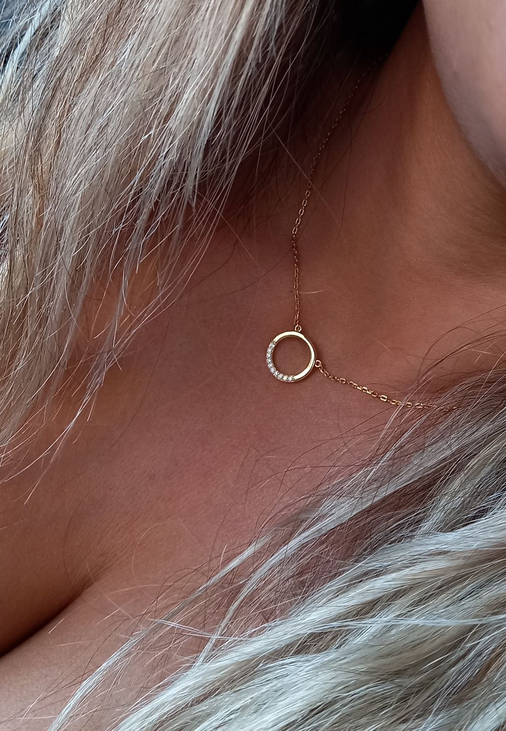 Customer photo review of COLLAR LEA BAÑADO EN ORO