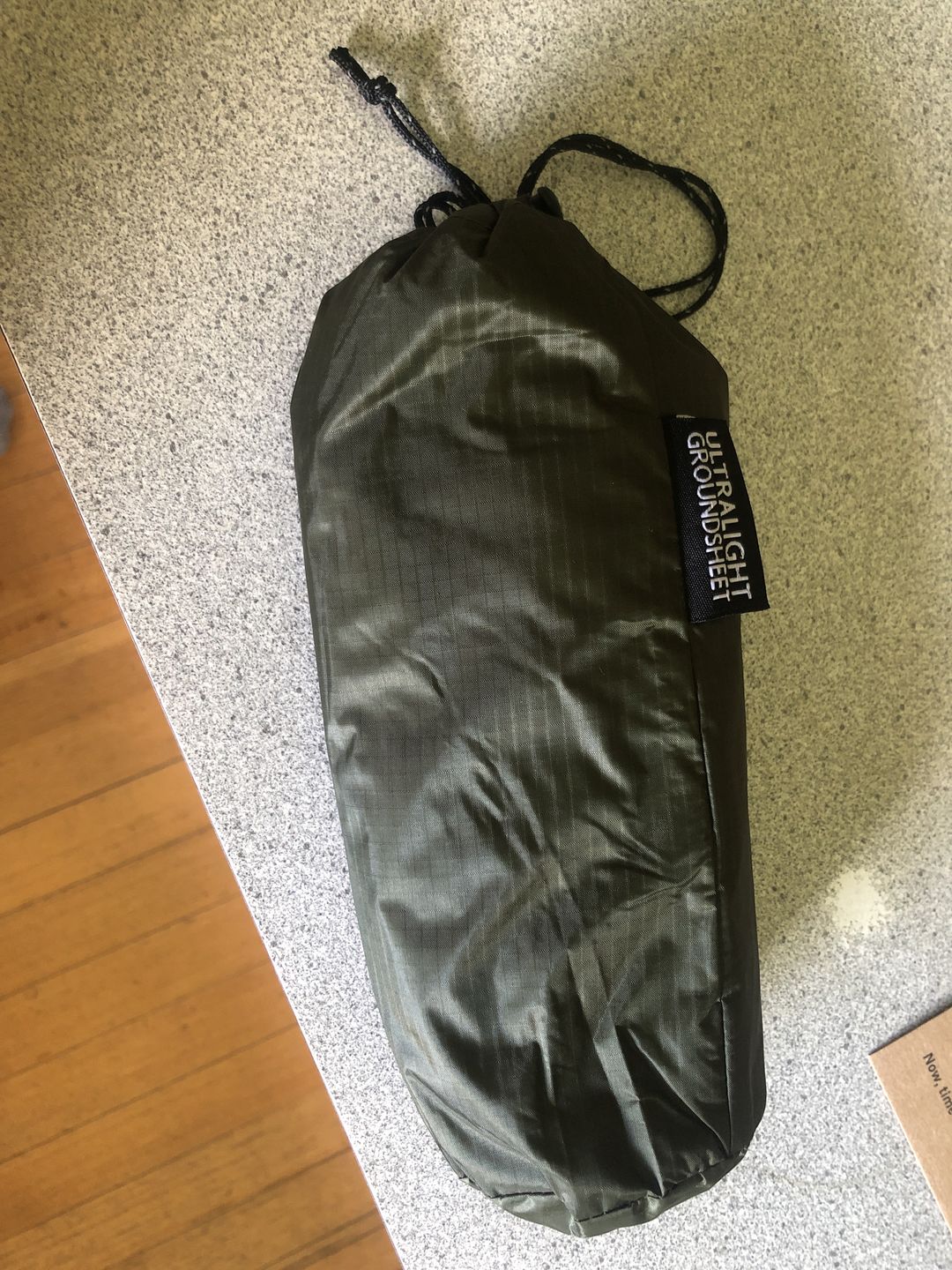 Customer photo review of Ultralight Groundsheet - Single