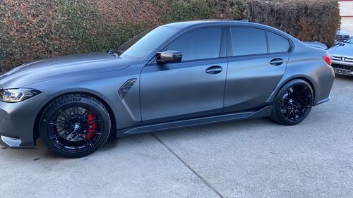 Customer photo review of MHC+ BMW M3 Ducktail Style Rear Spoiler In Pre Preg Carbon Fibre (G80)