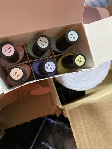 Customer photo review of Gel Gama Pastel 6 pzas MUSSA