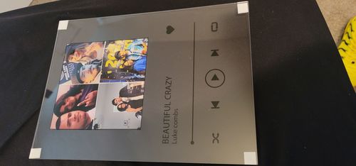 Customer photo review of Custom Song Plaque - The Best Anniversary Gift for Couples