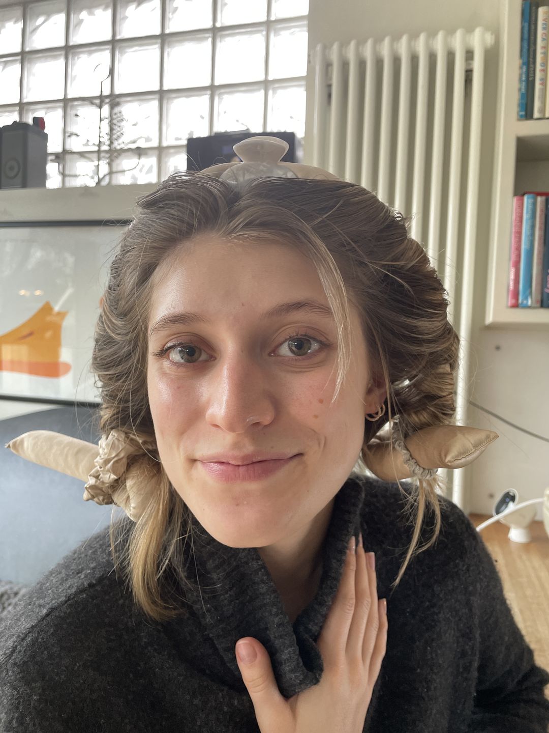 Customer photo review of The Silk Heatless Curl Kit