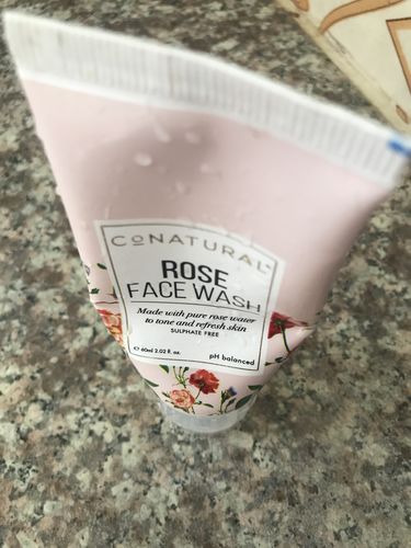Customer photo review of Rose Face Wash