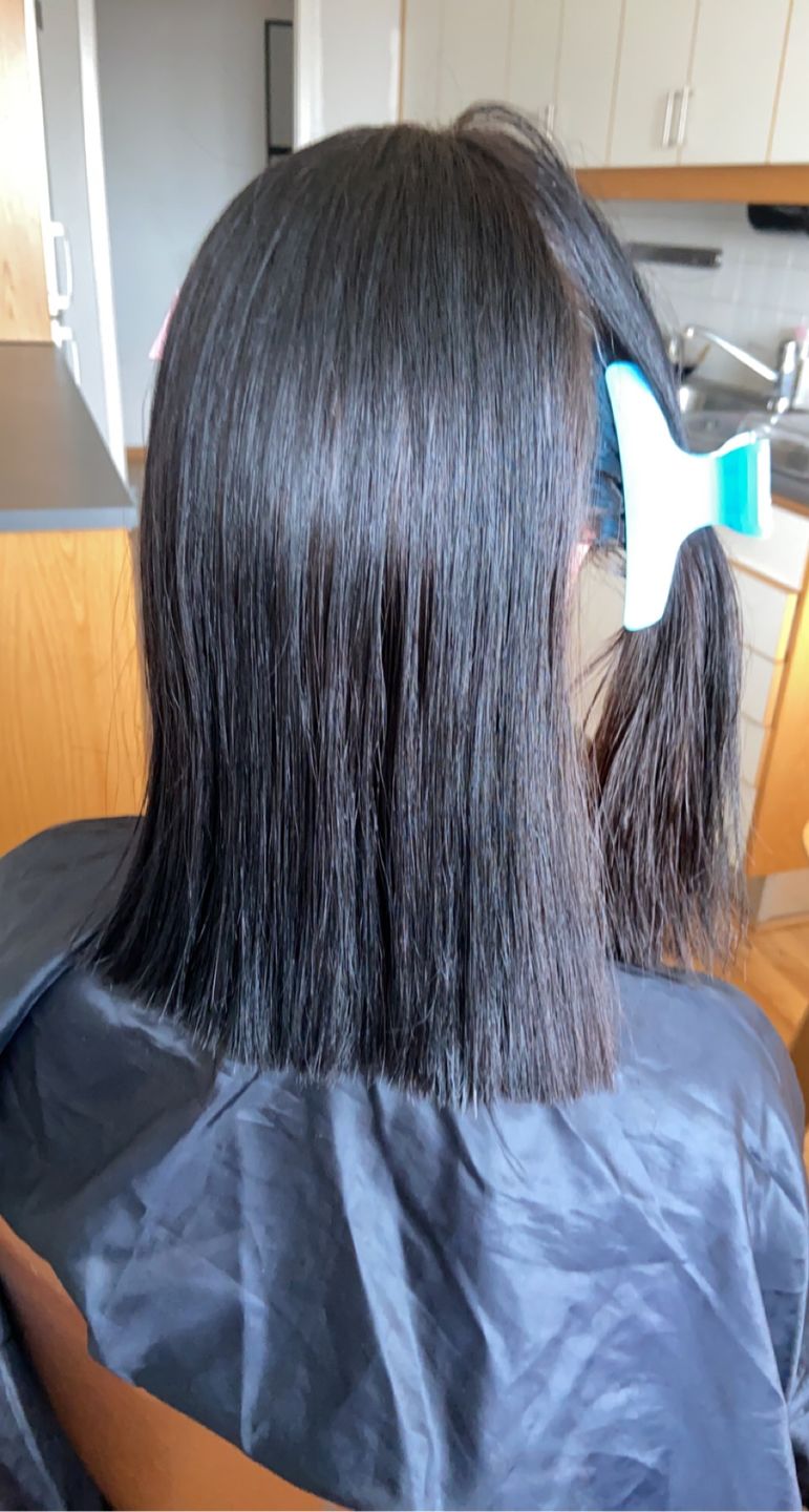 Customer photo review of TKS Tanino Blend Professional Smoothing System Treatment 2.0 - 1L