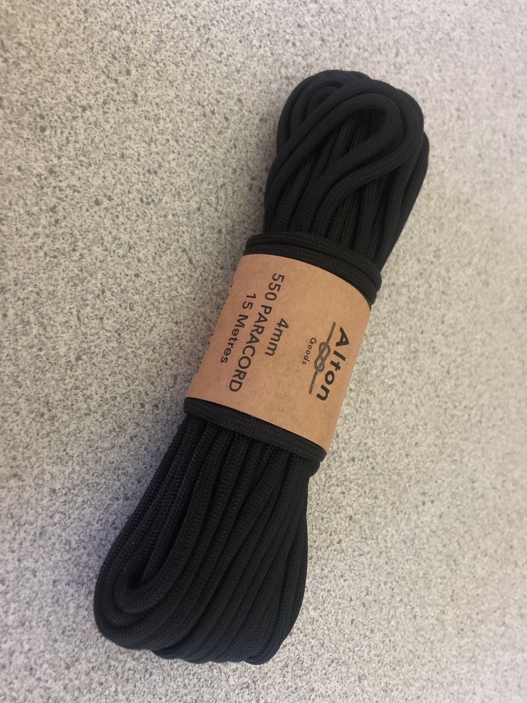Customer photo review of 4mm 550 Paracord  (7 Strand Core)