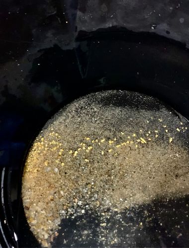 Customer photo review of Treasure Paydirt Surprise '300 GRAM GOLD HUNT' - Gold Paydirt Panning Concentrates