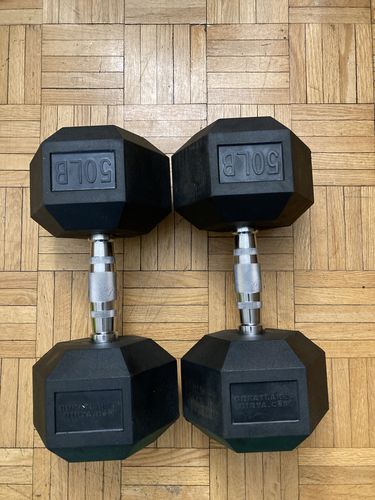 Customer photo review of Hex Head Dumbbell (singles)